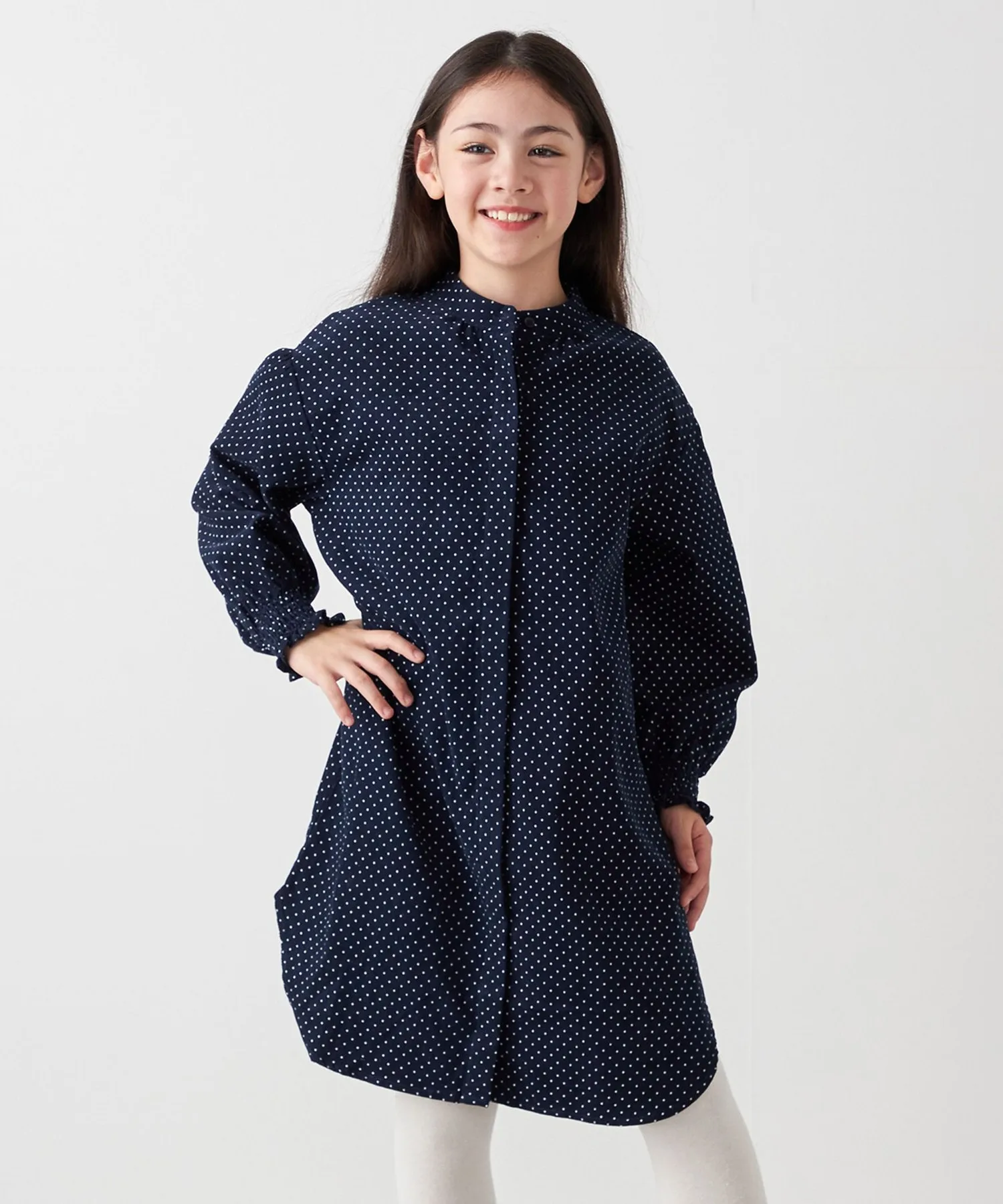 Детское платье-рубашка SHIPS any с теплой текстурой в стиле SHIRTS WARM
