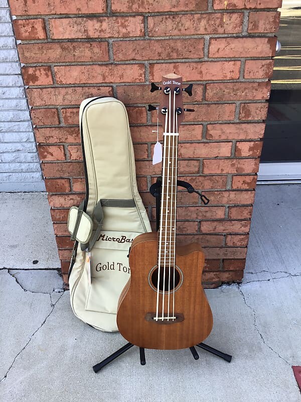

Басс гитара Gold Tone M-Bass Micro 23" Scale Acoustic/Electric Bass Natural with Gigbag
