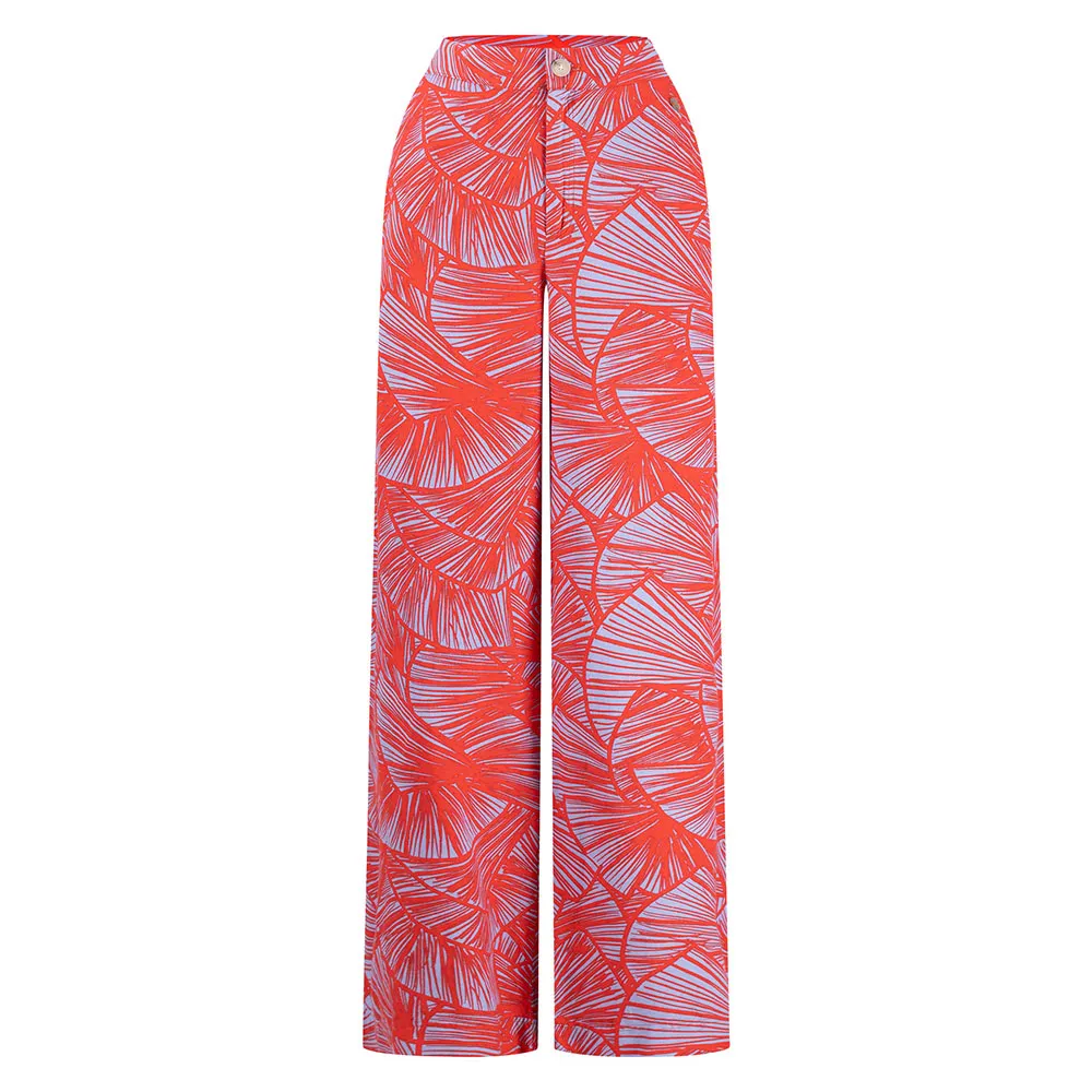 

Брюки Fynch Hatton Straight Shell Linen Mix, красный