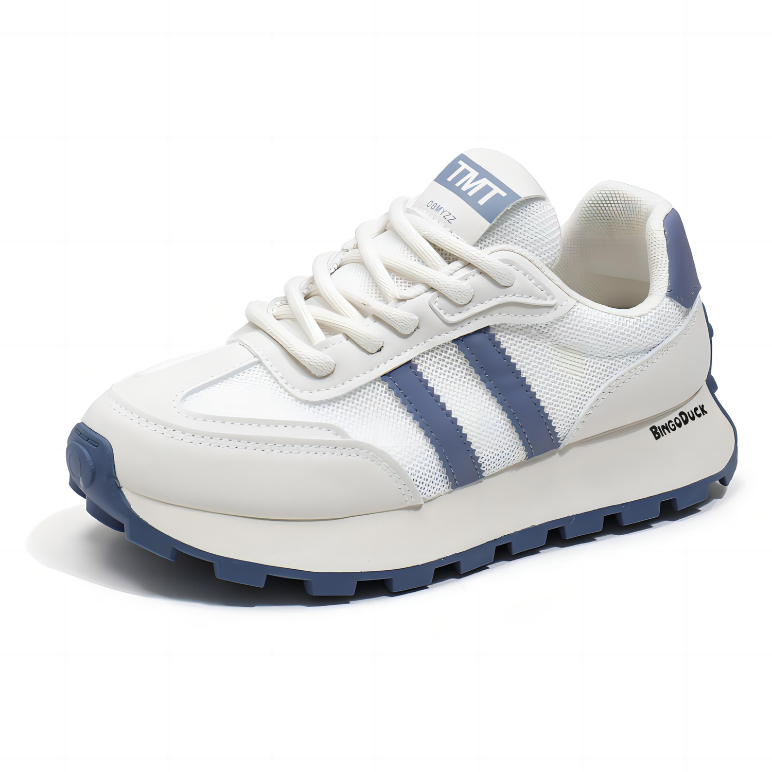 

Скользоустойчивые низкие повседневные детские туфли для подростков BINGO DUCK, бежево-черные