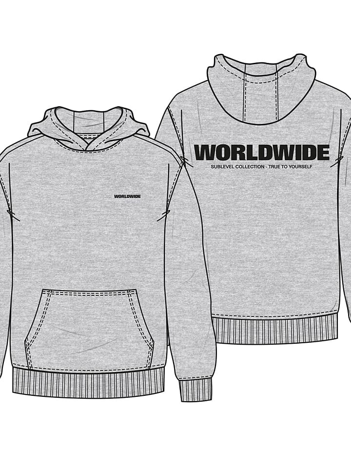

Толстовка Sublevel Hoodie, серый
