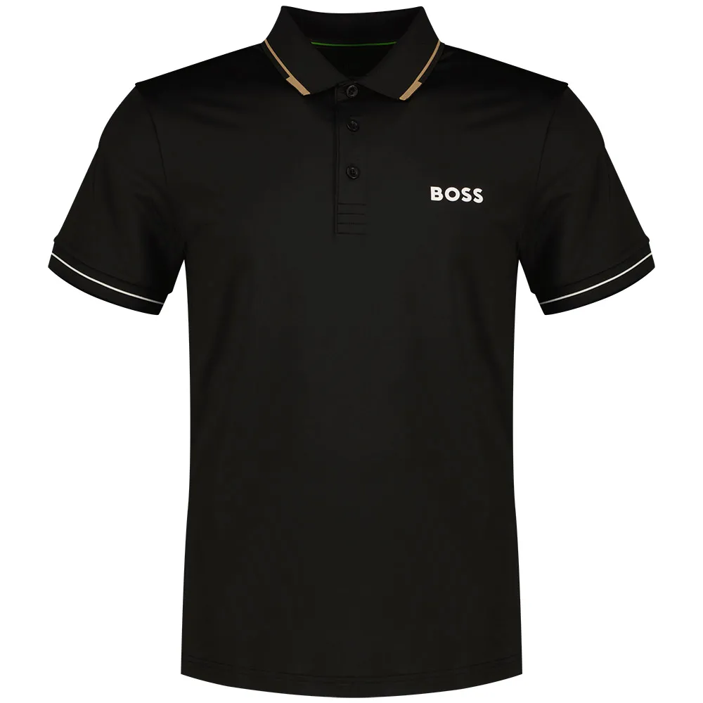

Поло с коротким рукавом BOSS Paul Pro 10258089, черный