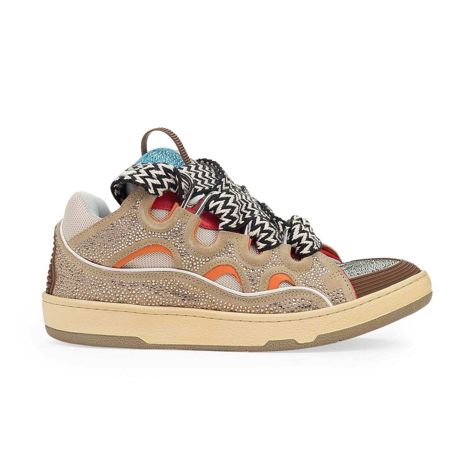 

Бежевые кеды Curb Lanvin