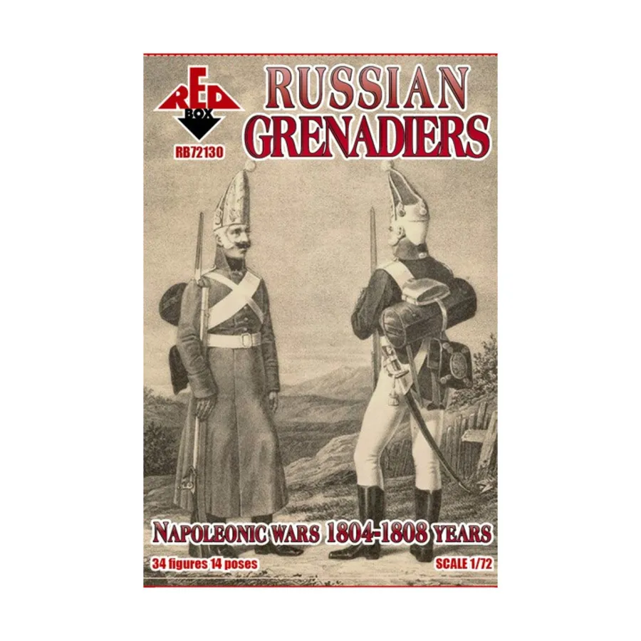 

Русские гренадеры, Napoleonic Wars Miniatures (Red Box) (1:72)