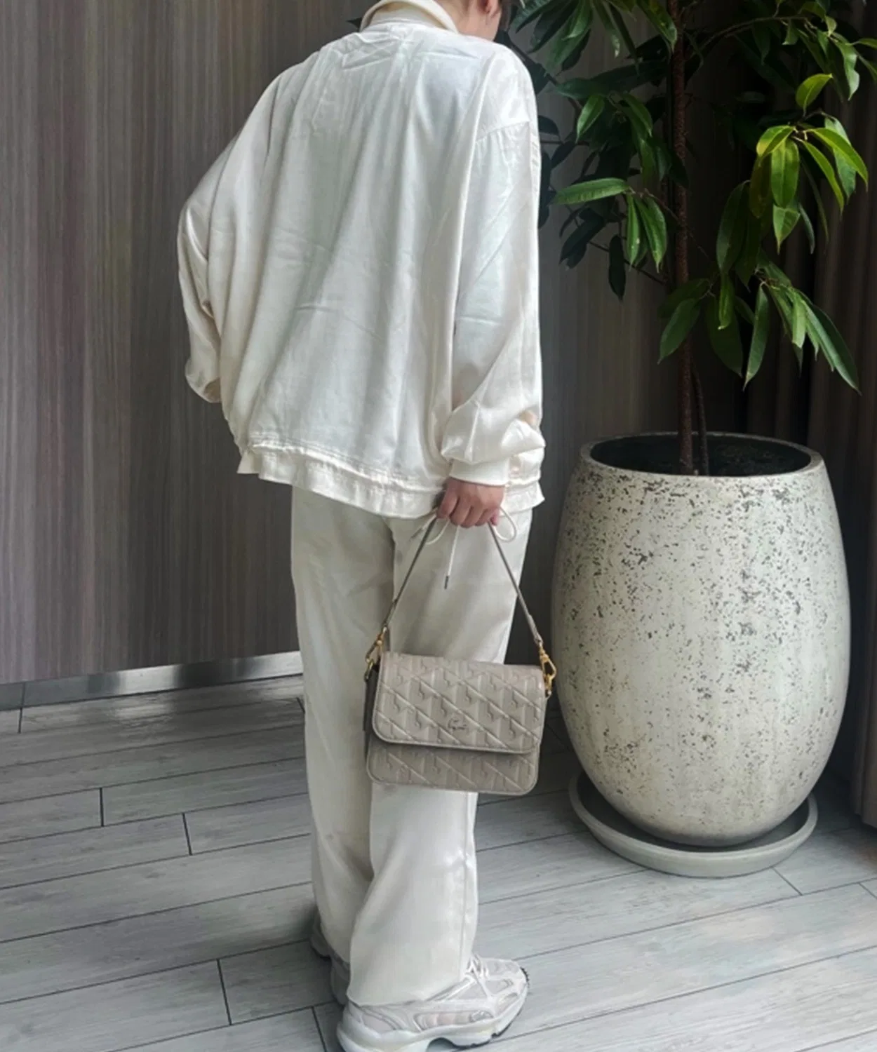 Анорак H&F Oversize Fit, темно-синий — фото 4