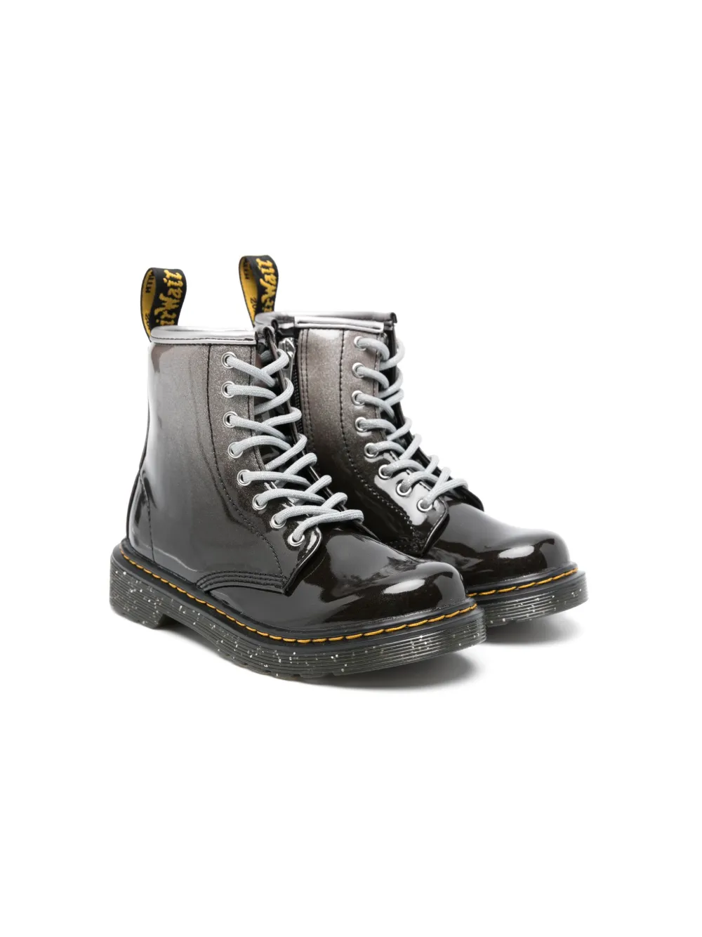 

Ботинки 1460 Glitter Dr. Martens Kids, черный
