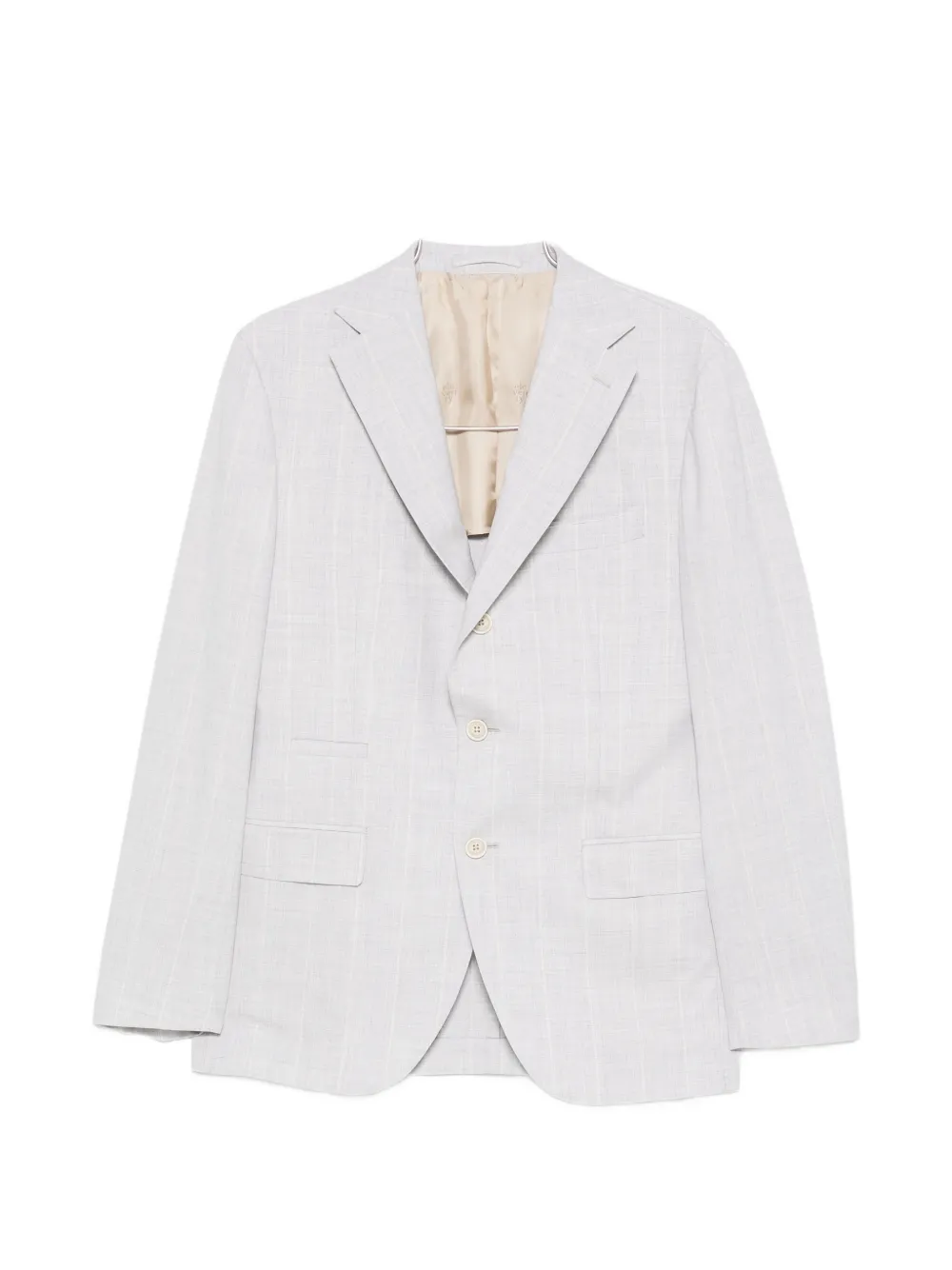 

Полосатый костюм Eleventy, серый