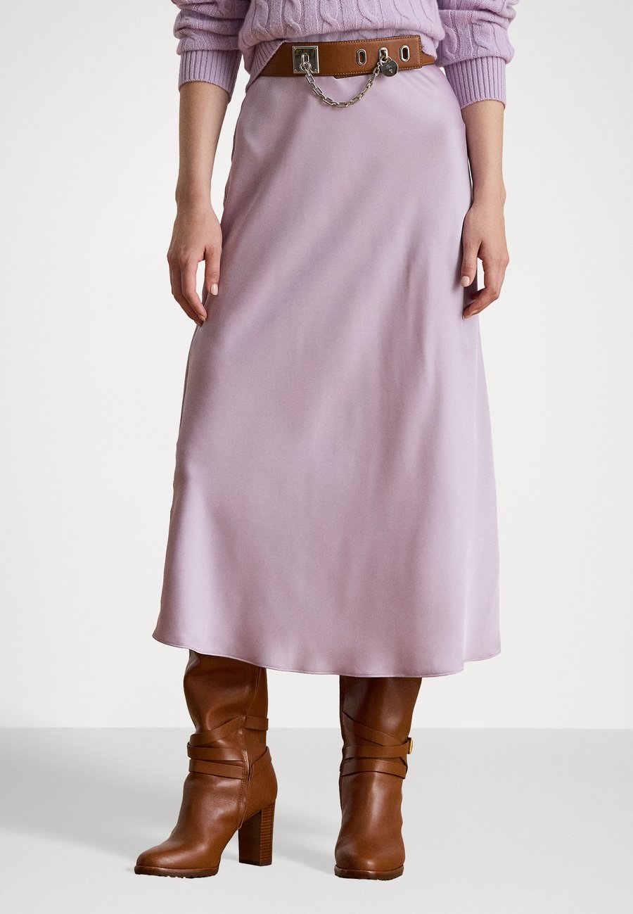 

Юбка Lauren Ralph Lauren SATIN CHARMEUSE MIDI SKIRT, Lavender Frost/Lilac