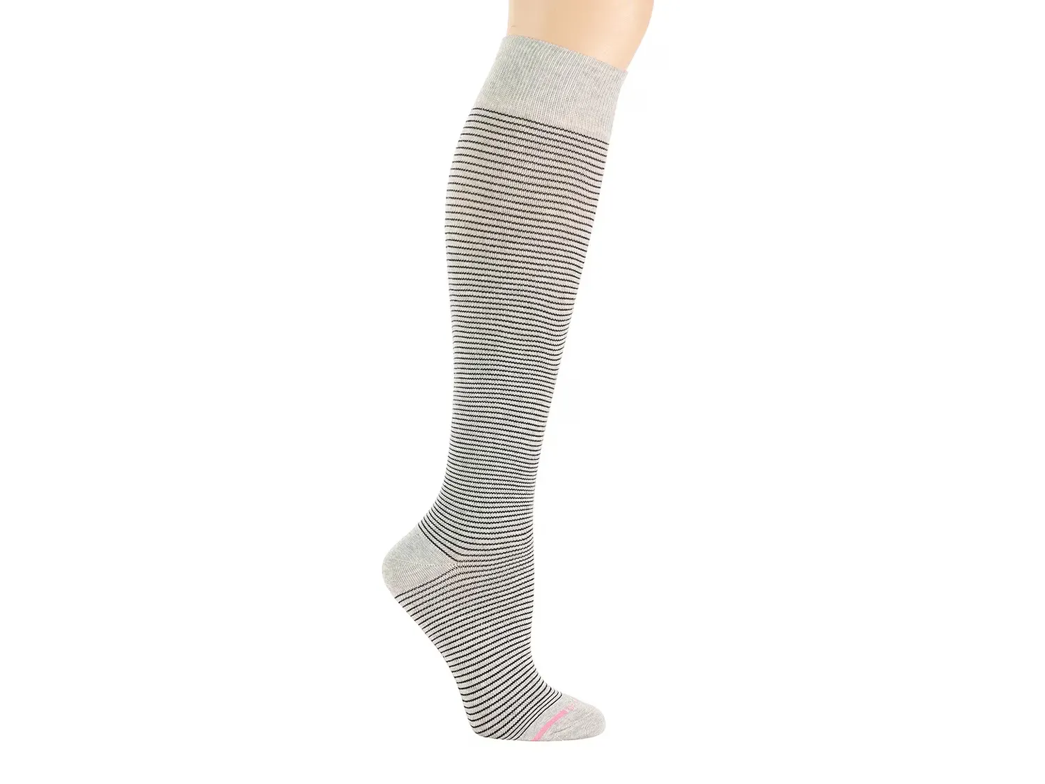 

Женские полосатые гольфы Dr. Motion, Grey/White Stripes