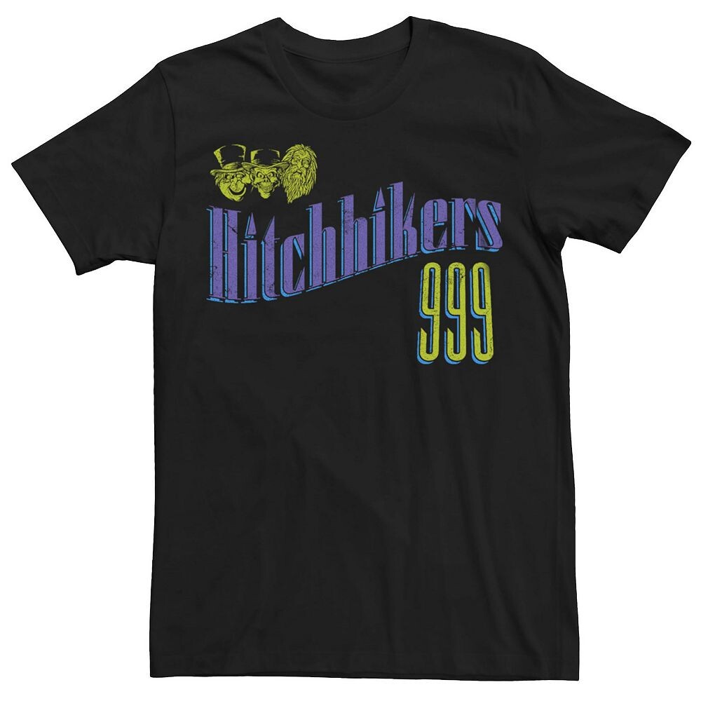 

Мужская футболка с рисунком The Haunted Mansion Hitchhickers 999 Ghosts Licensed Character, черный