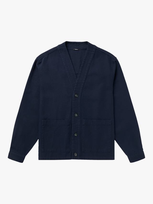 

Карди хлопковая оверсайт рубашка Regular Fit DENHAM, Navy Blue