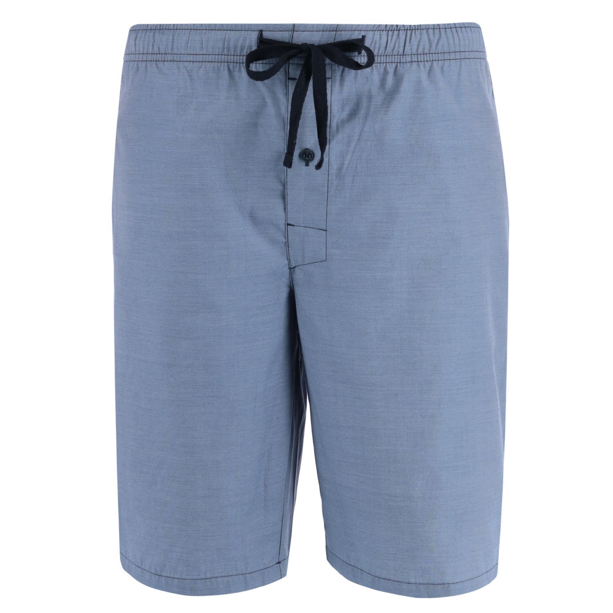 

Мужские хлопковые пижамные шорты для сна Hanes, цвет chambray grey