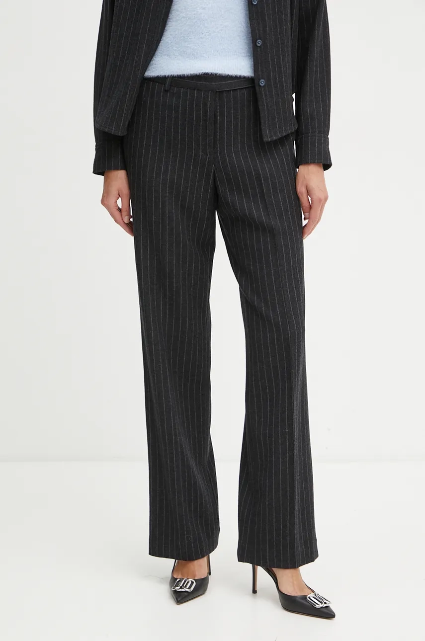 

Шерстяные брюки MICHAEL Michael Kors, черный