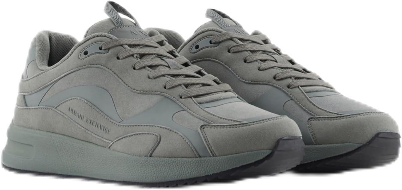 

Мужские кроссовки Armani Exchange Dusseldorf с тонированной шнуровкой, Agave