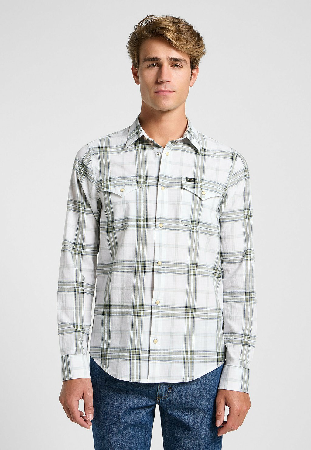 

Рубашка WESTERN REGULAR FIT Lee, зеленый