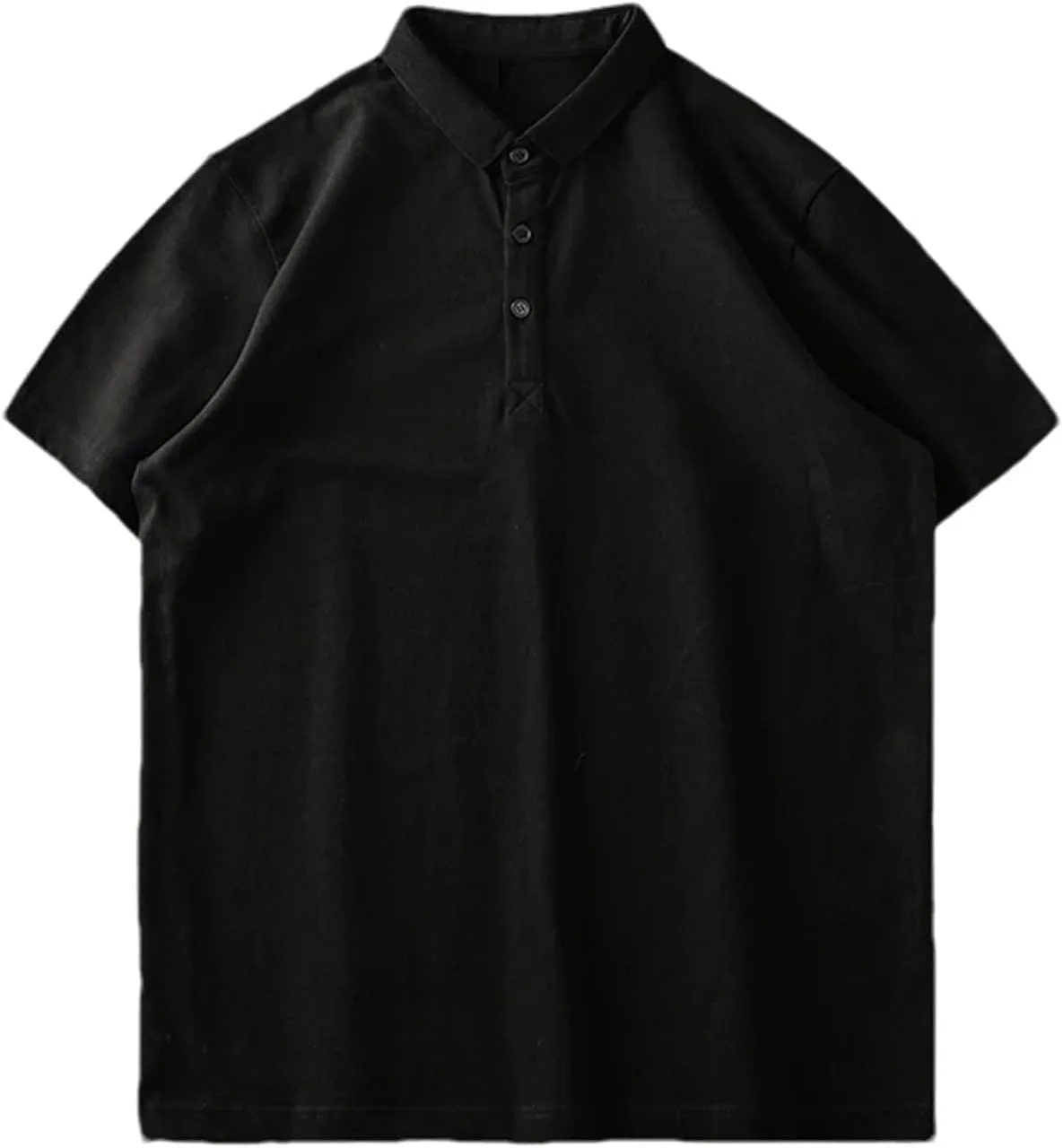 

Мужская хлопковая оверсайз футболка с коротким рукавом для гольфа