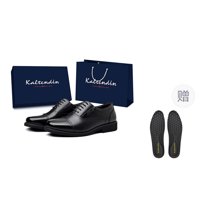 

Kaltendin Мужские черные классические туфли черные [в коробке], цвет Black[Box Included]
