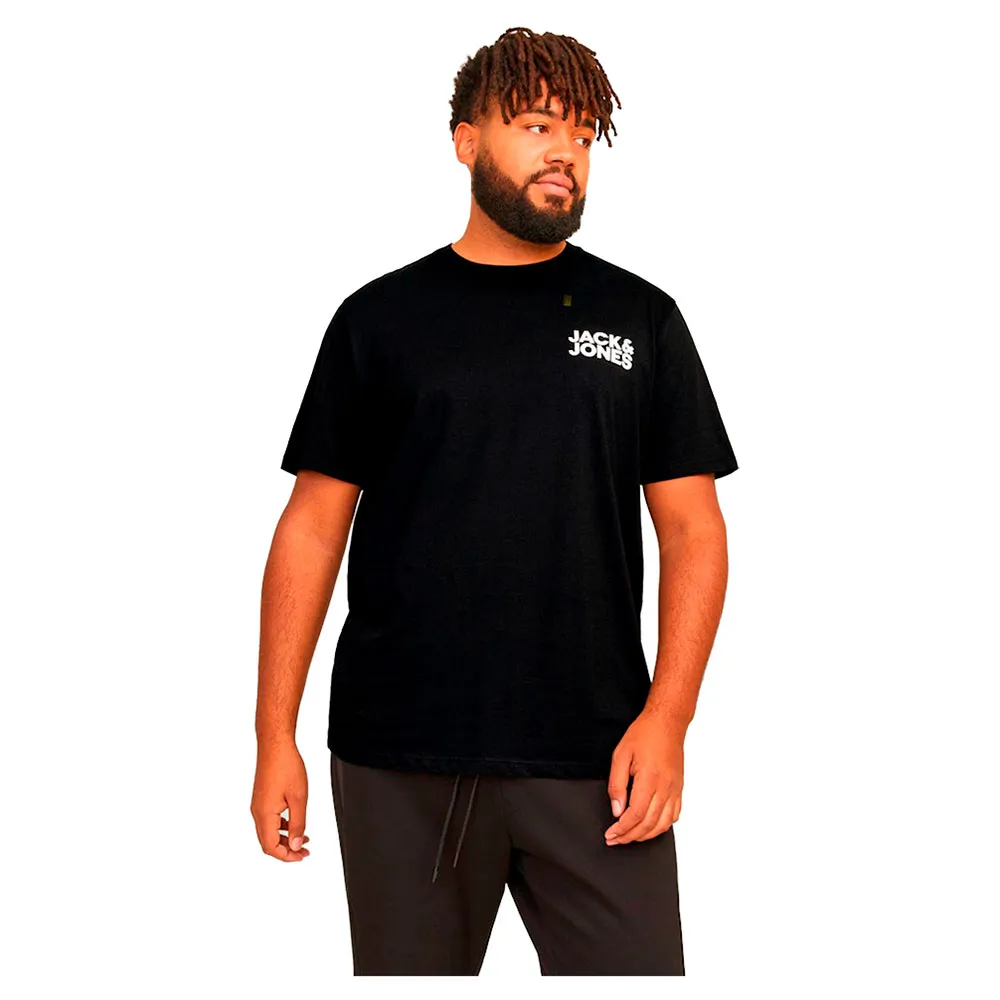 

Футболка с коротким рукавом Jack & Jones Corp Logo Plus Size, черный