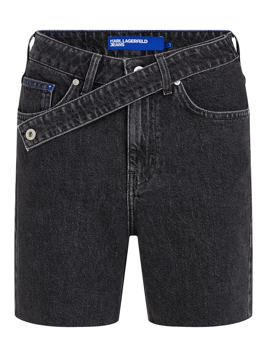 

Джинсовые шорты KARL LAGERFELD JEANS Regular Jeans, черный деним