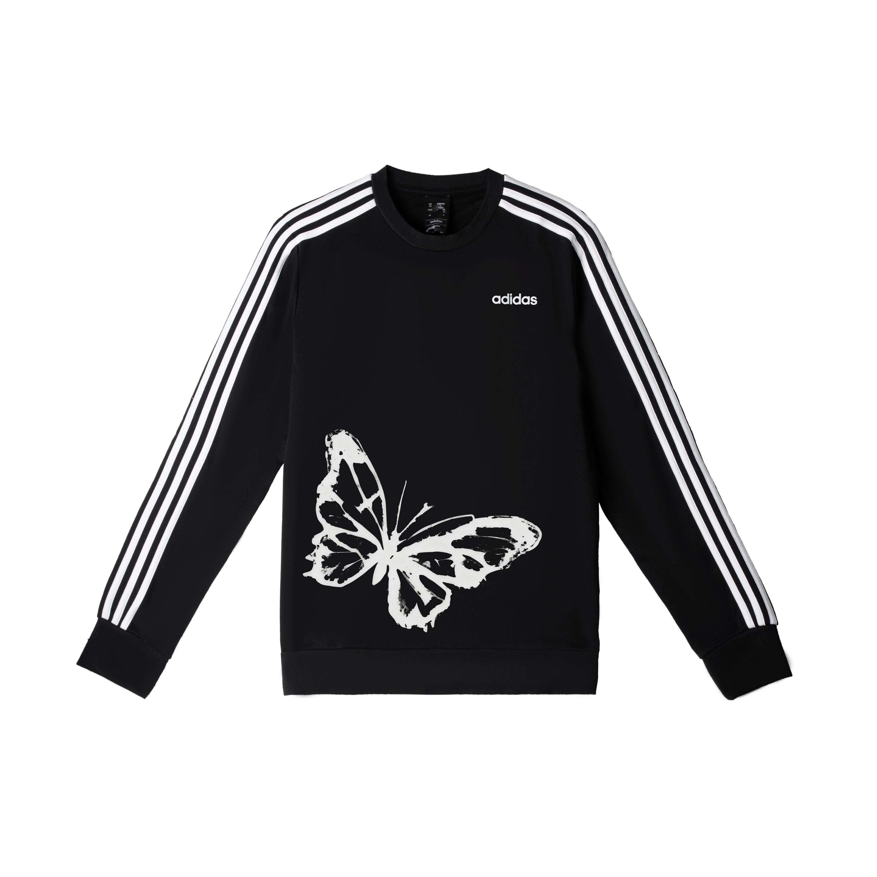 

Adidas Свитшот мужской черный с круглым вырезом Moderate