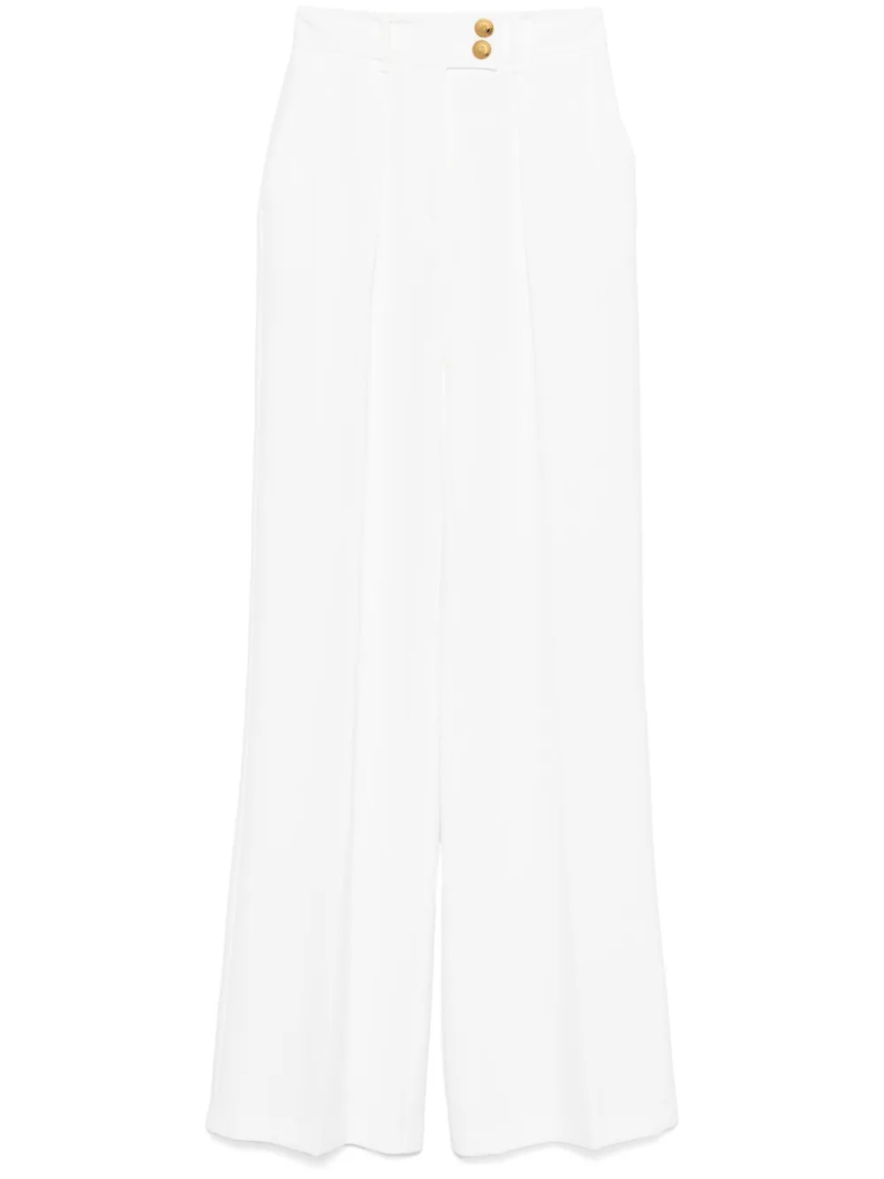 

Креповые брюки Elisabetta Franchi, белый