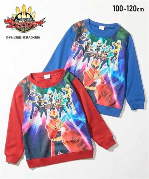 Свитшот No.1 Sentai Gozyuger из полиэстера красный — фото 2