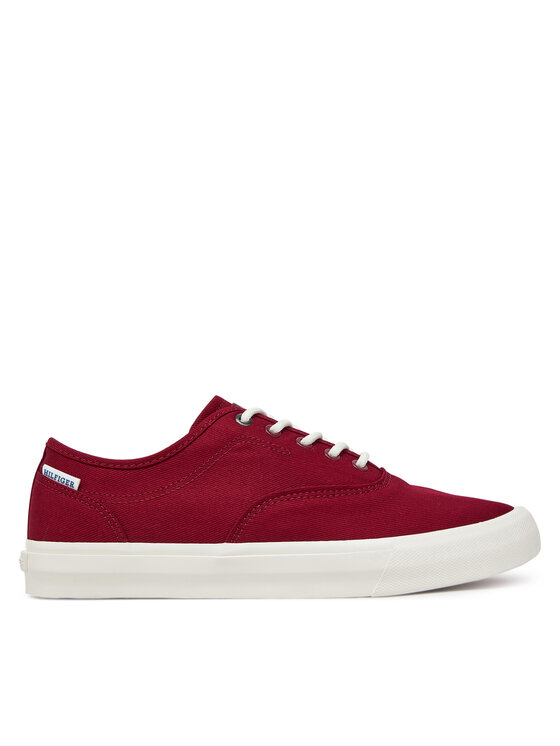 

Тканевые кроссовки Hi Vulc Oxford Twill FM0FM05400 Tommy Hilfiger, красный
