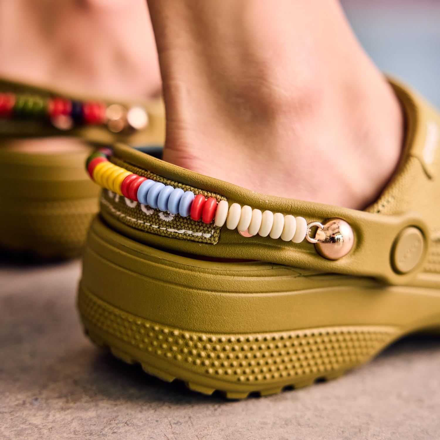 Классические парусисабо Crocs унисекс для мужчин и женщин, Aloe — фото 2