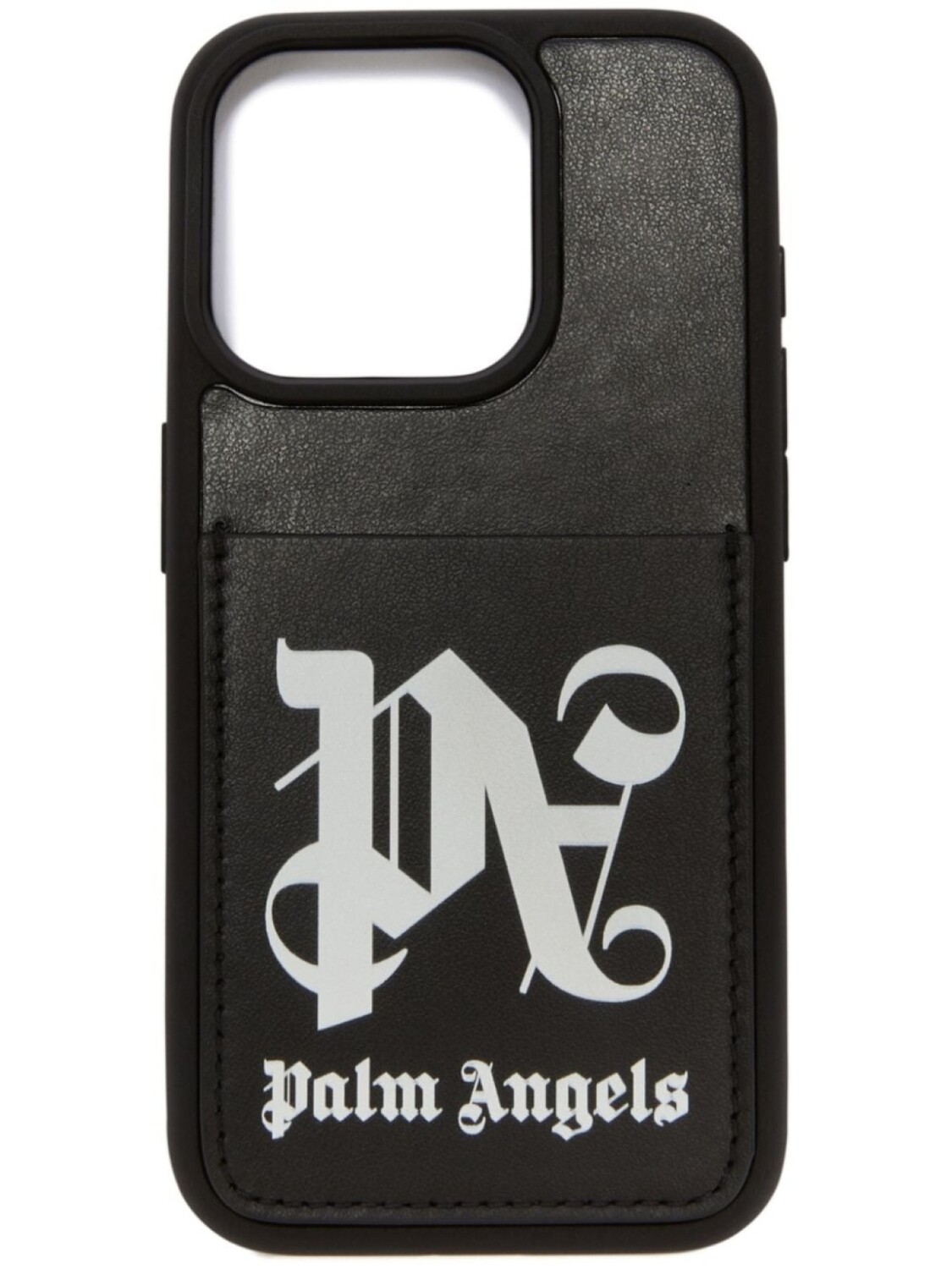 

Palm Angels чехол для iPhone 15 с логотипом, черный