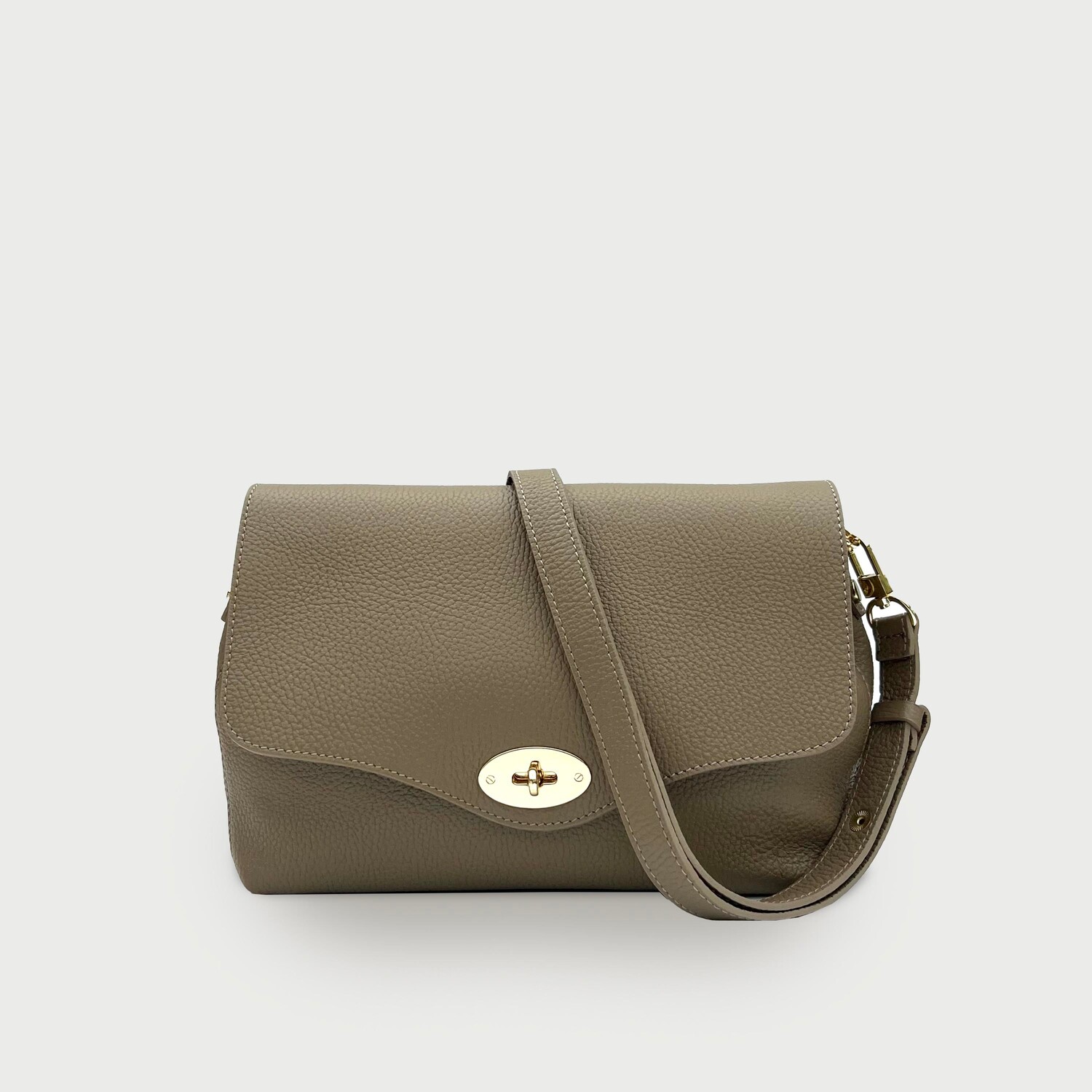 

Темно-синяя кожаная сумка Maddie Maxi Apatchy London, цвет Mushroom