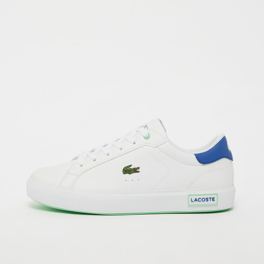 

Кроссовки Powercourt 124 1 SUJ (GS) Lacoste, цвет white/blue