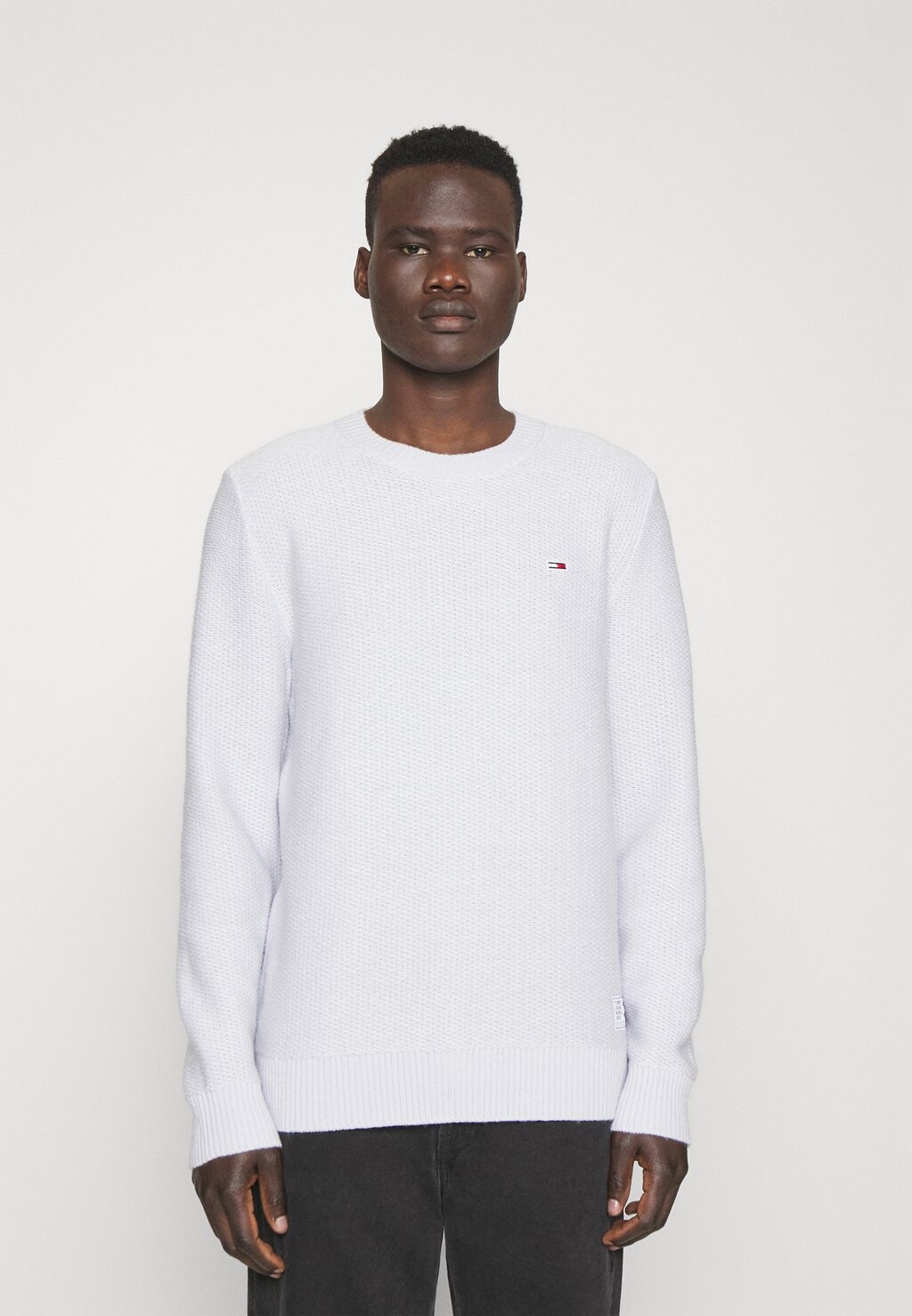 

Свитер STRUCTURED Tommy Jeans, серебристо-серый htr