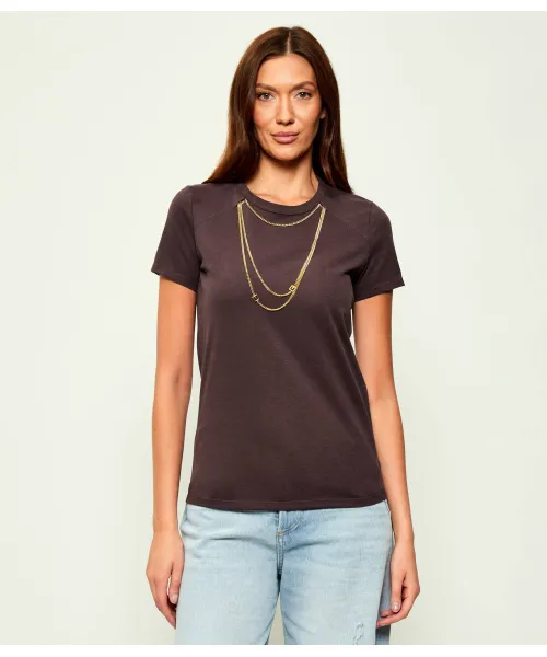 

Футболка Slim fit Elisabetta Franchi, красный