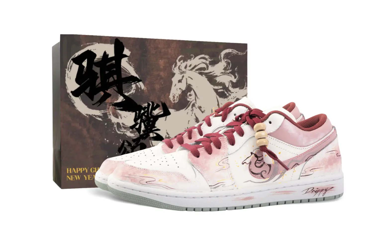 

Jordan Мужские винтажные баскетбольные кроссовки Air 1 Drippy Gold Cloud с износостойким верхом, розовые