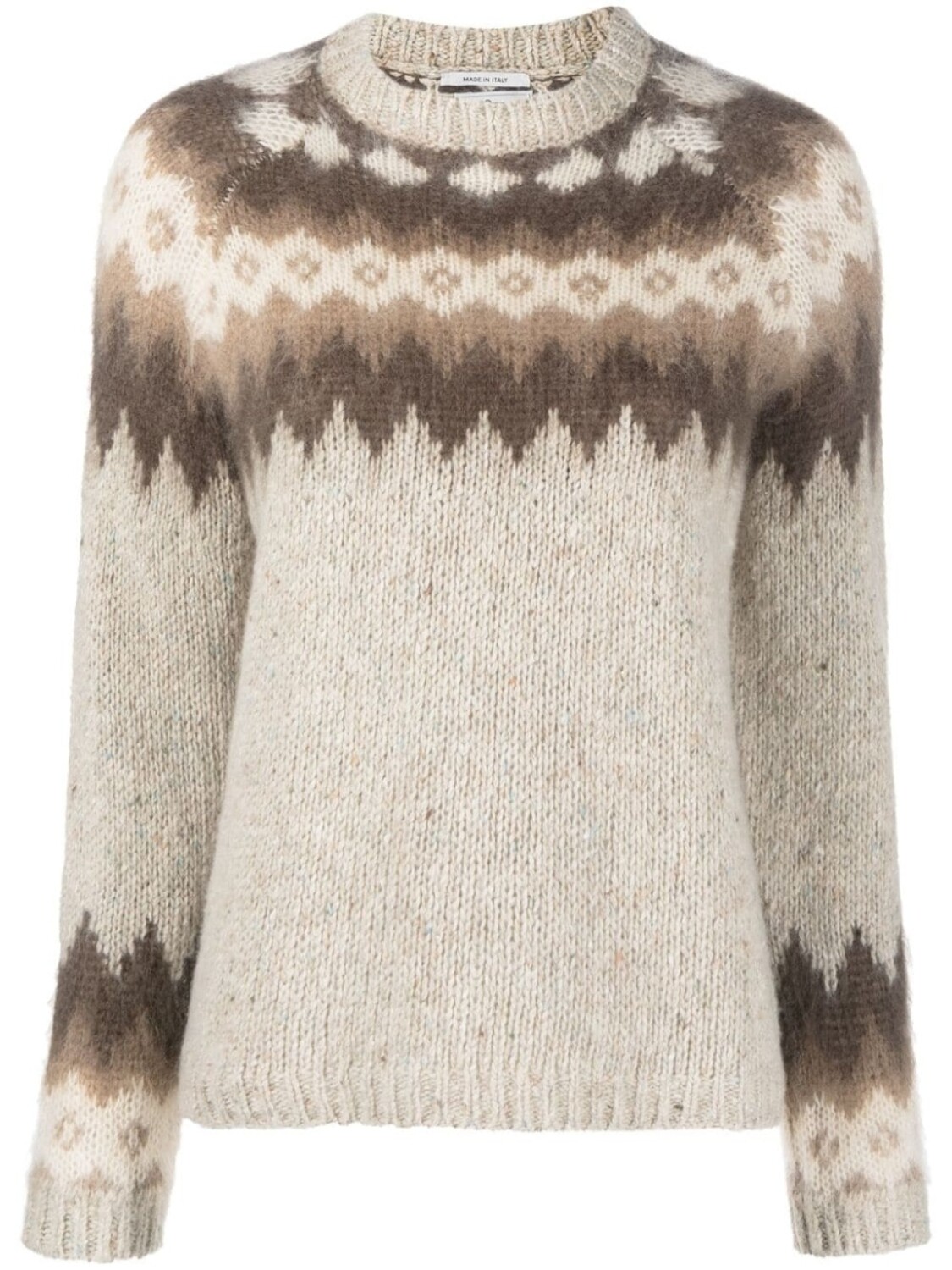 

Джемпер с орнаментом Woolrich, нейтральный цвет