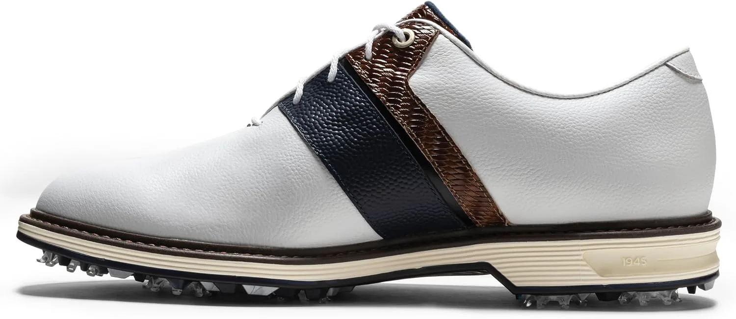 Ботинки для гольфа FootJoy Golf Premiere Series Packard LX, белый/синий — фото 3