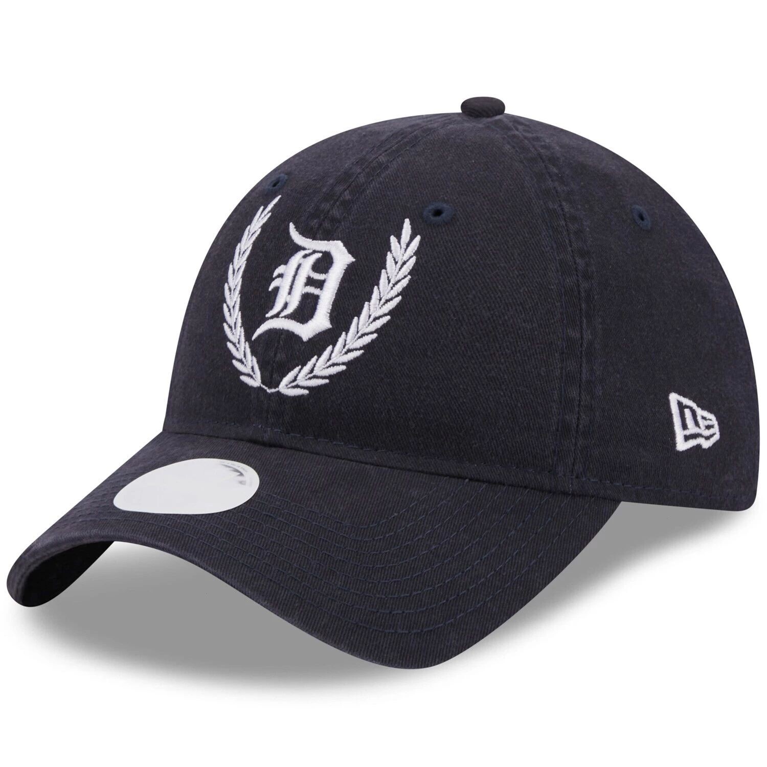 

Женская темно-синяя регулируемая кепка New Era Detroit Tigers Leaves 9TWENTY New Era