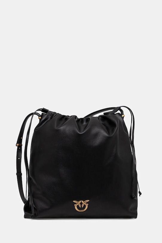 

Кожаная сумка Pinko, черный