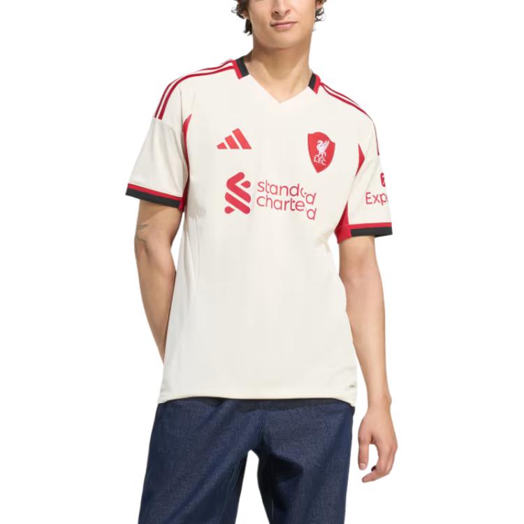 Футболка Free Shipping With AdiClub Liverpool Fc 25/26 Away Jersey Adidas, белый — фото 3