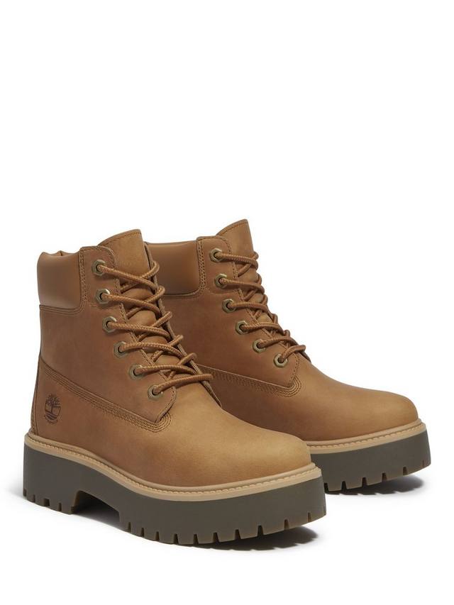 Водонепроницаемые ботинки Stone Street Leather на платформе Timberland, Wheat Leather — фото 2