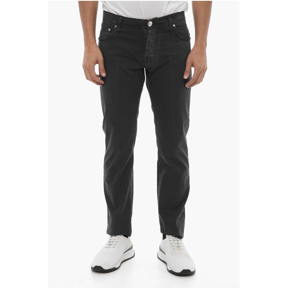 

Черные хлопковые брюки Corneliani, Black
