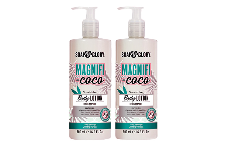 

Увлажняющий молочный лосьон для тела Smoothing Milk 500мл/500мл*2 SOAP&GLORY, Gentle Coconut белый Body Lotion 500ml*2