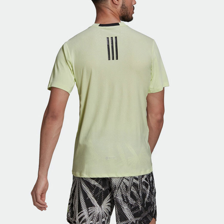 D4T Футболка мужская зеленая Adidas, зеленый — фото 3