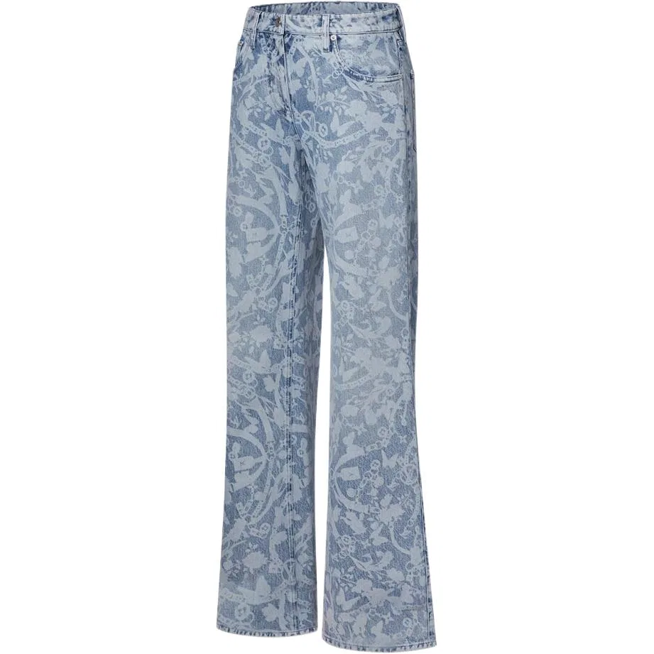 Джинсы женские SS26 LOUIS VUITTON, Light Blue — фото 4