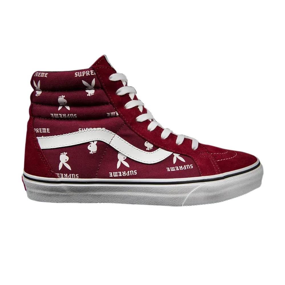 

Кроссовки Supreme x Sk8-Hi Reissue Pro Vans, красный