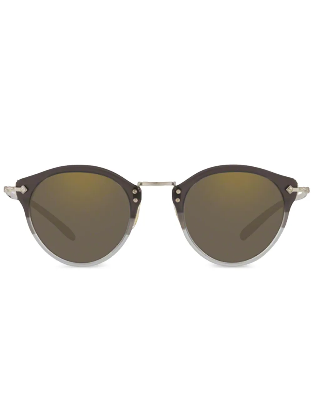 

Солнцезащитные очки в круглой оправе Oliver Peoples, серый