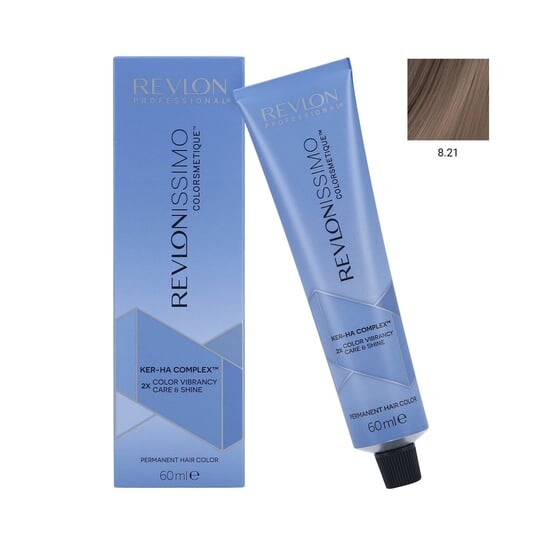 

Профессиональная краска для волос 8.21, 60 мл REVLON REVLONISSIMO COLORSMETIQUE, Revlon Professional