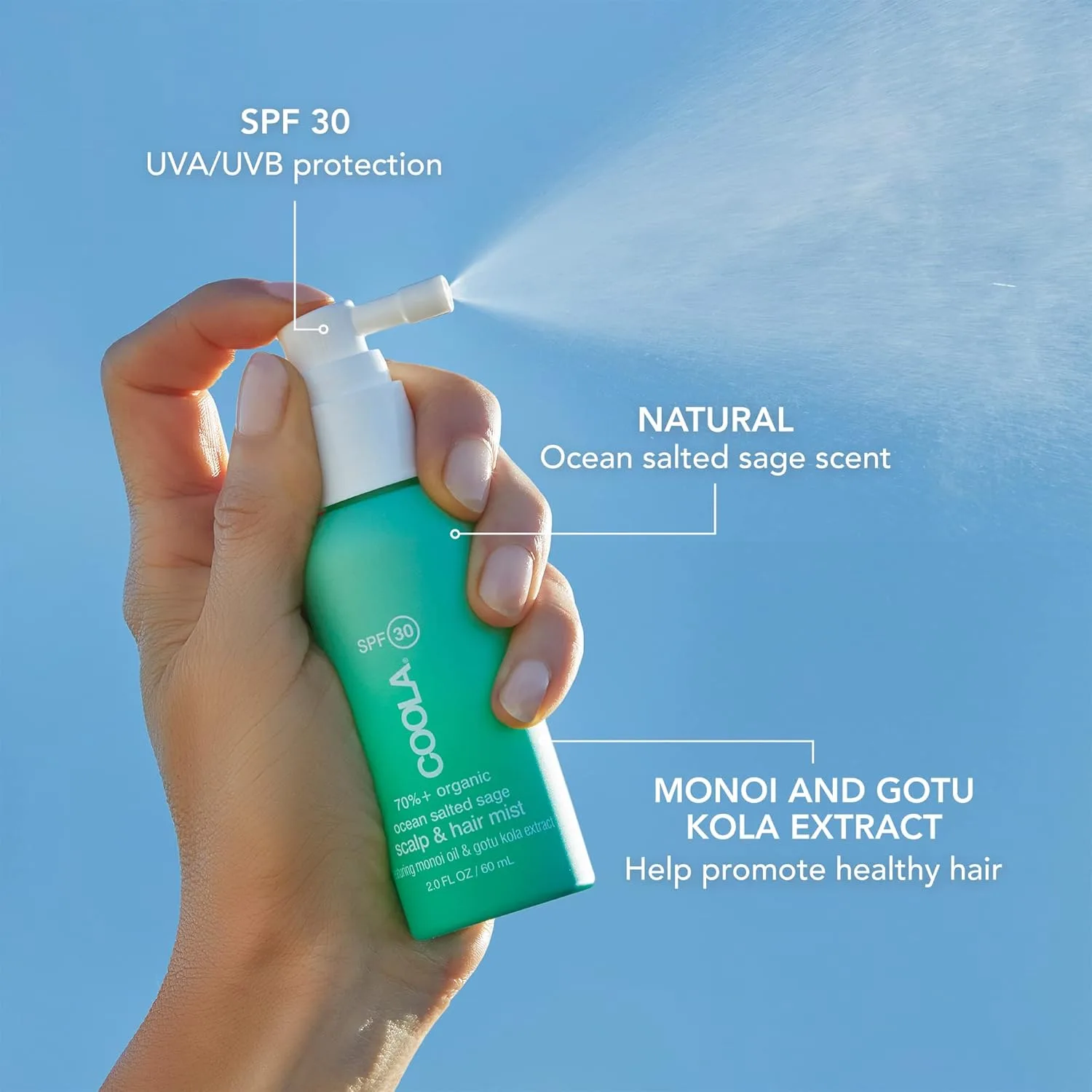 COOLA Органический солнцезащитный лосьон для лица SPF 50, протестирован дерматологами, обеспечивает ежедневную защиту кожи, подходит для веганов, не содержит глютена и отдушек. — фото 3
