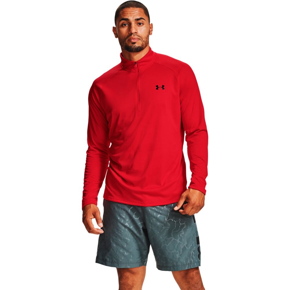 

Футболка Under Armour Tech 2.0 Half Zip, красный