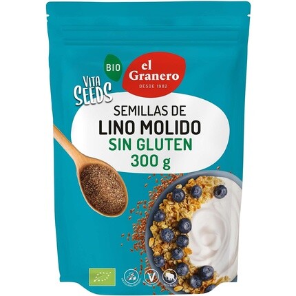 

Органическое молотое льняное семя 300 г, Vitaseeds